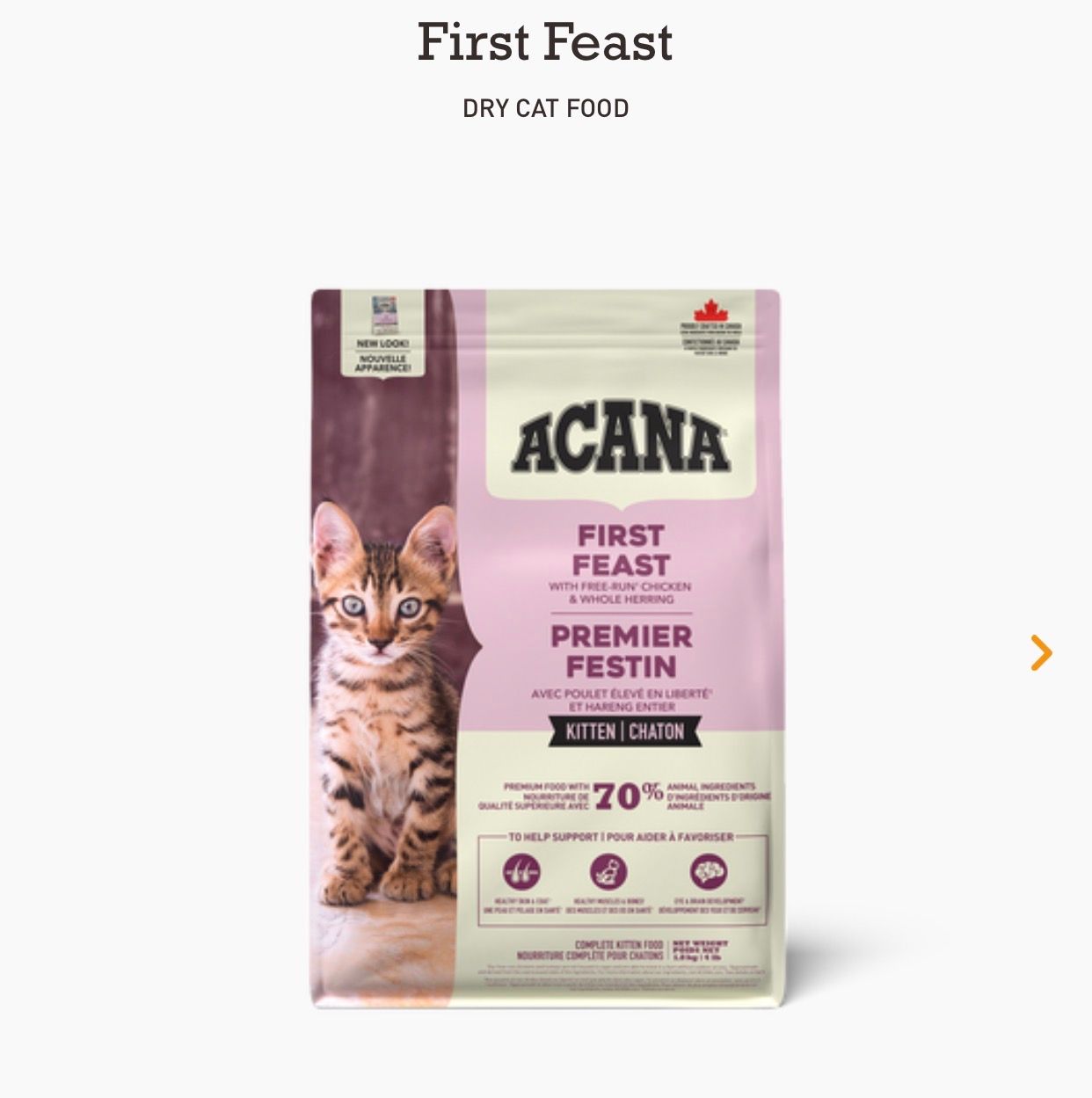 Acana Cat First Feat 1.8kg