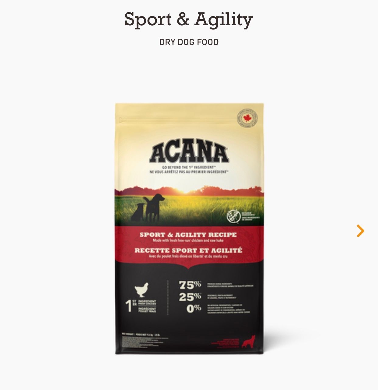 Acana Dog Sport + Agility 11.4KG