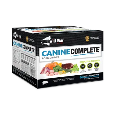 Iron Will Dog Complete Pork Dinner 6×1LBs