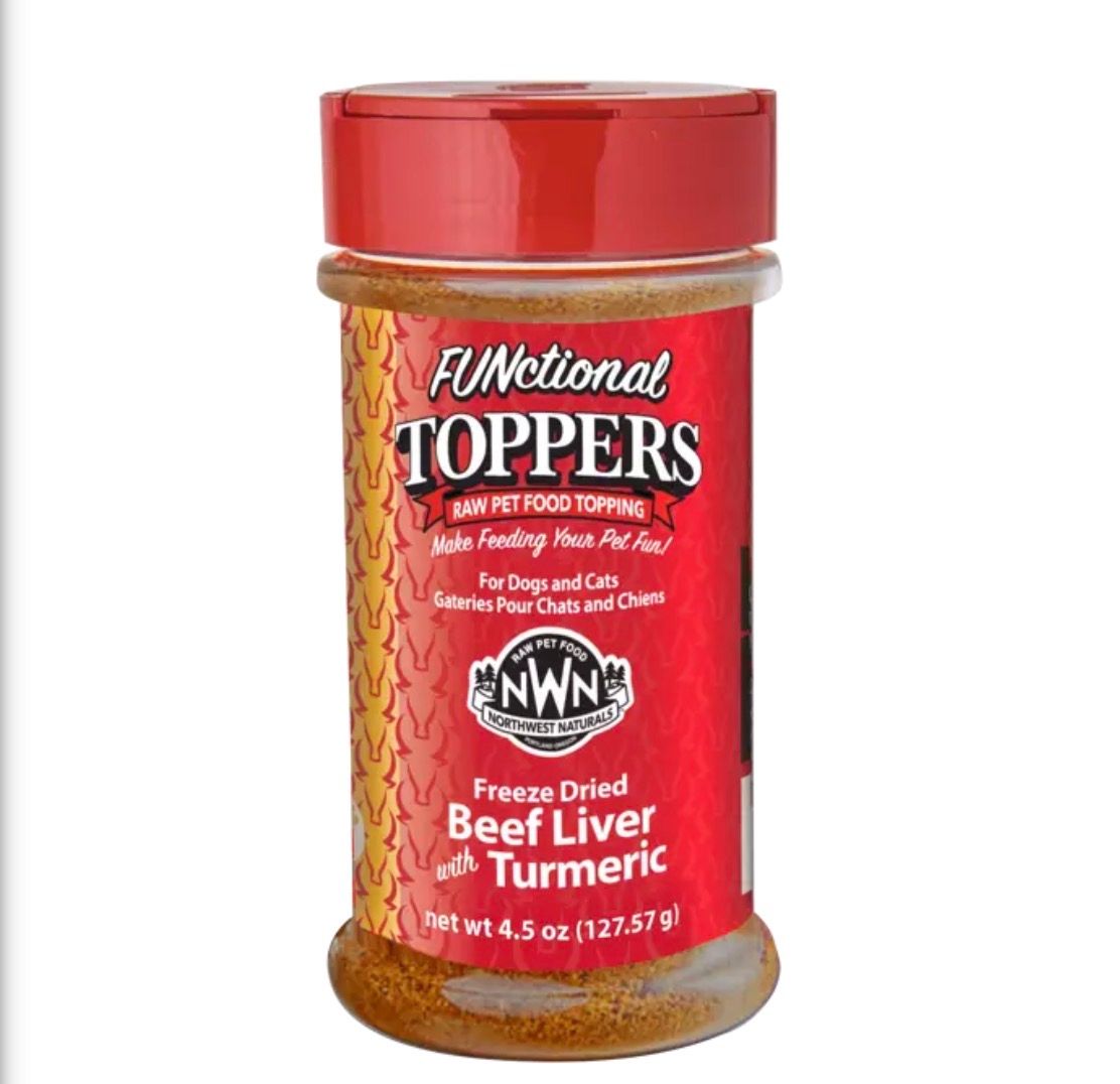 NWN Functional Toppers Beef Liver W/Tumeric 128g