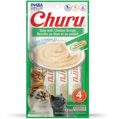 Inaba Cat Churu Tuna With Chicken 2.0oz