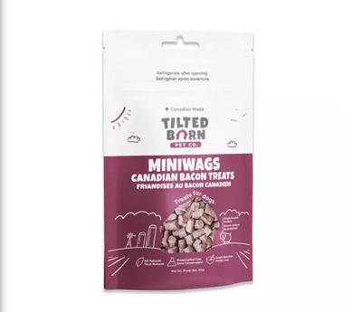 Tilted Barn MiniWags Canadian Bacon Dog Treats 100g