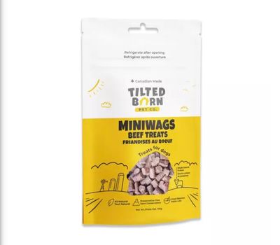 Tilted Barn MiniWags Canadian Beef Dog Treats 100g