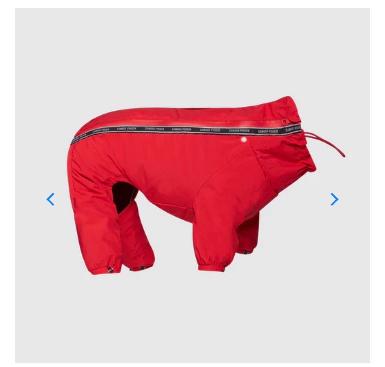 Canada Pooch Snowsuit Red 16"