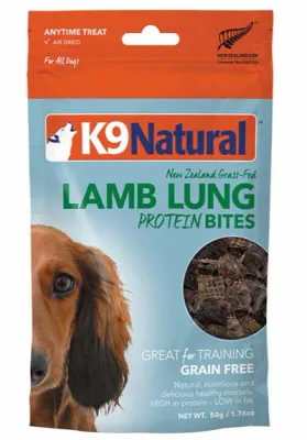 K9 Natural Dog Treat Lamb Lung 50g