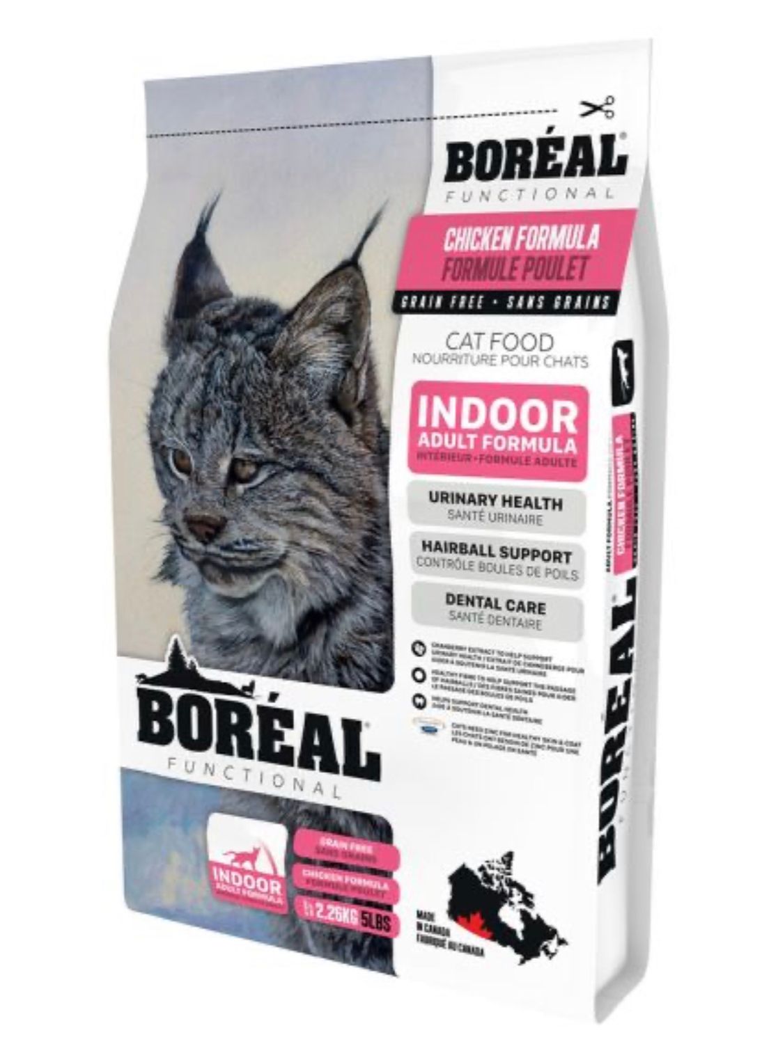 Boréal Functional Indoor Cat Chicken Formula 2.26kg(5lb)