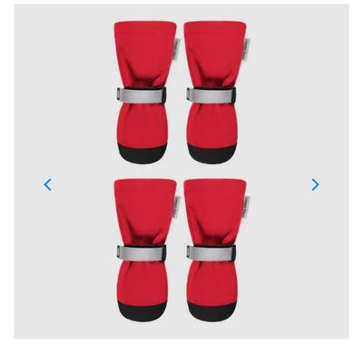 Canada Pooch Soft Shield Boots Red Size 2