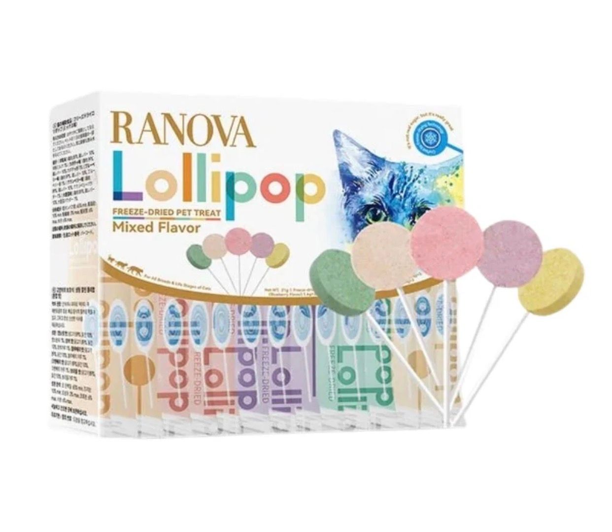 RaNova Cat Freeze Dried Lollipop 15 pieces 21g