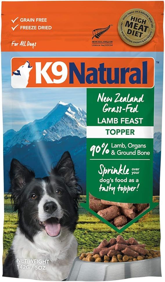 K9 Natural Dog FD Lamb Feast Topper 142g