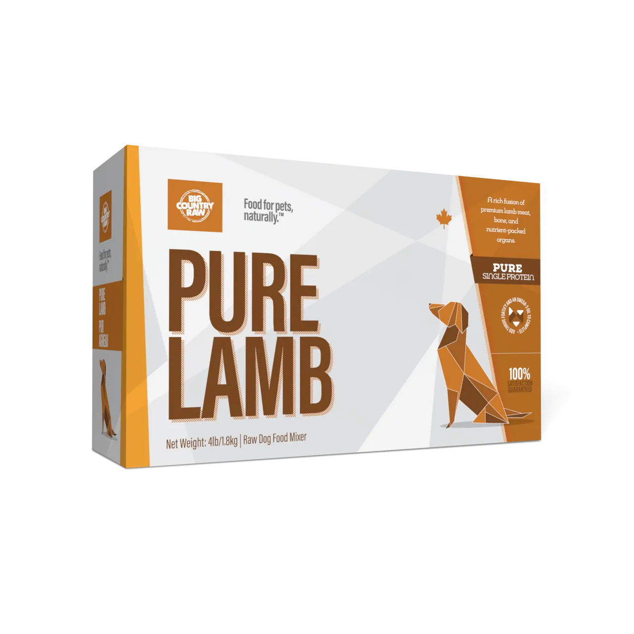 BCR Pure Lamb Carton 4 Lb