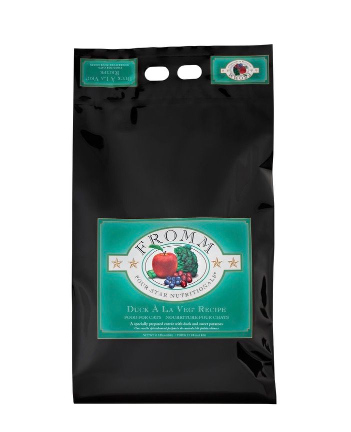 Fromm Cat 4Star Duck A La Veg Recipe Dry Cat Food 10lb