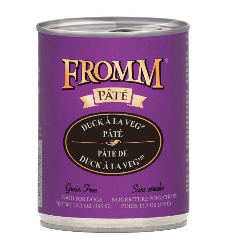 Fromm Dog 4Star Pate Duck La Veg 12.2OZ