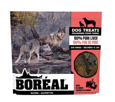 Boreal Dog Treats-100% Pork Liver Air Dried Treats 92g