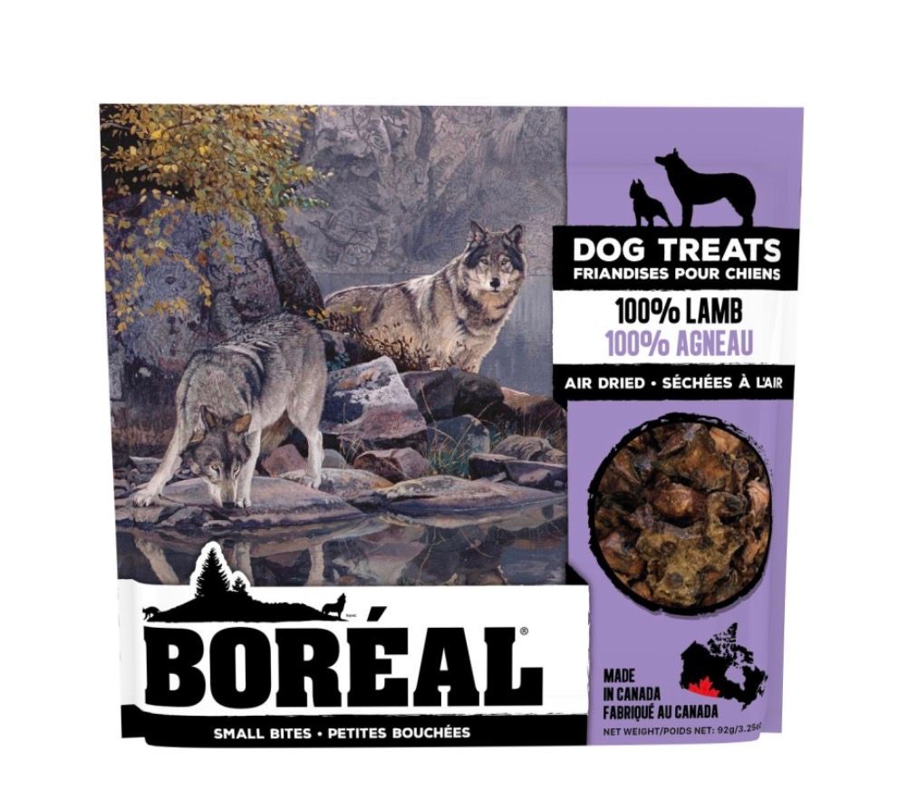 Boreal Dog Treats-100%Lamb Air Dried Treats 92g