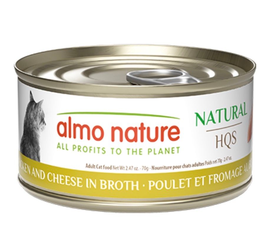 Almo Nature Cat HQS Chicken &amp; Cheese 2.47OZ