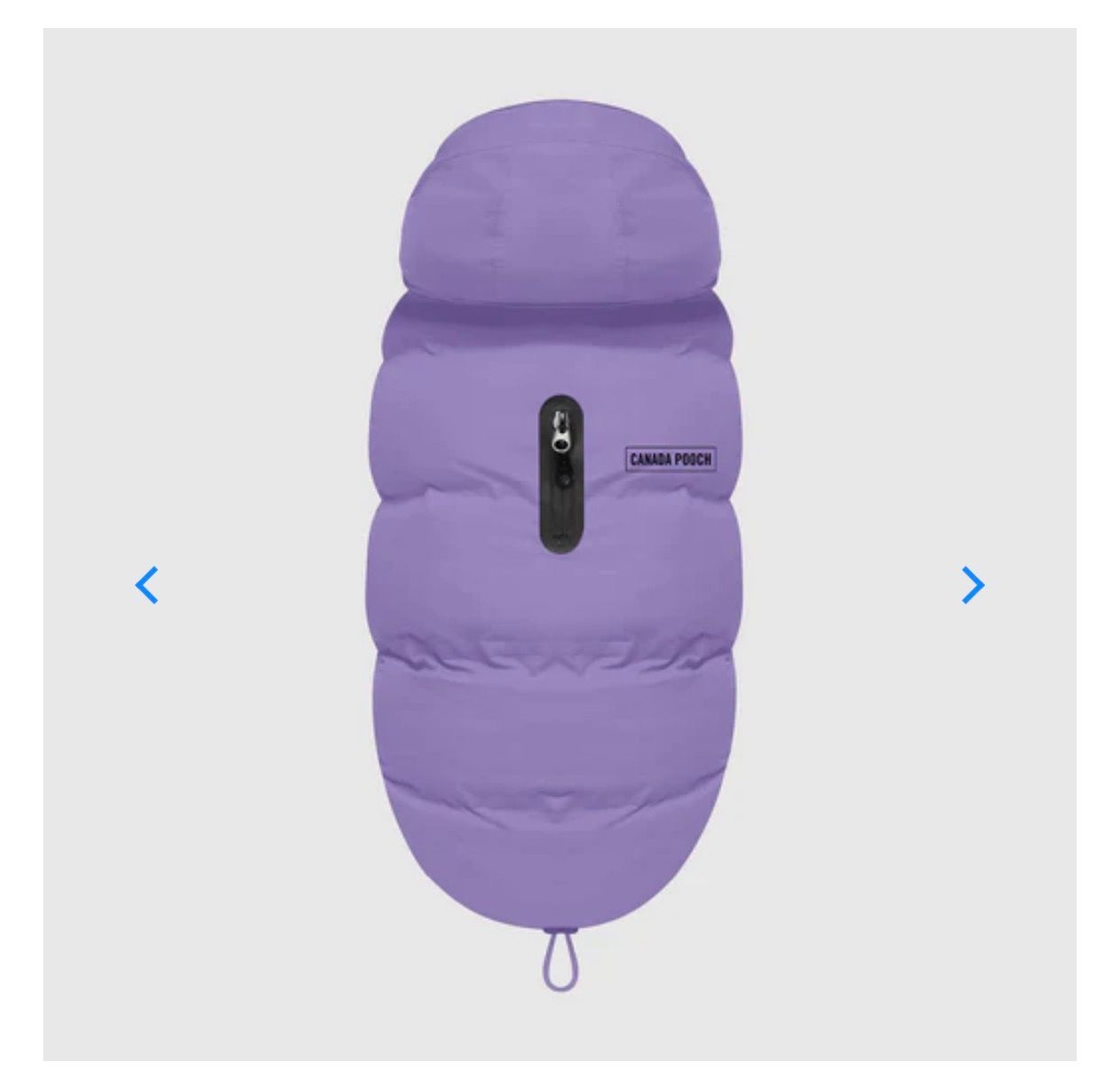 Canada Pooch Waterproof Puffer Violet Size 16