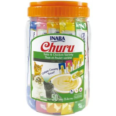 Inaba Churu Cat Tuna &amp; Chicken Varieties 50tubes