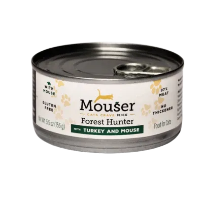 Mouser Cat Forest Hunter With Turkey &amp; Mouse 5.5 Oz