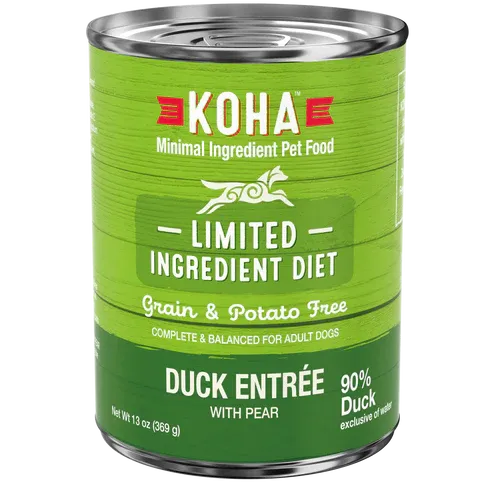 Koha Dog LID Duck 13oz