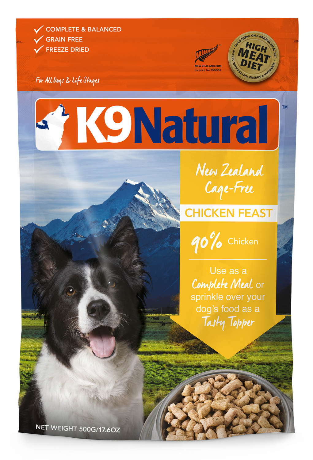 K9 Natural Dog FD Chicken Feast  Topper 100g