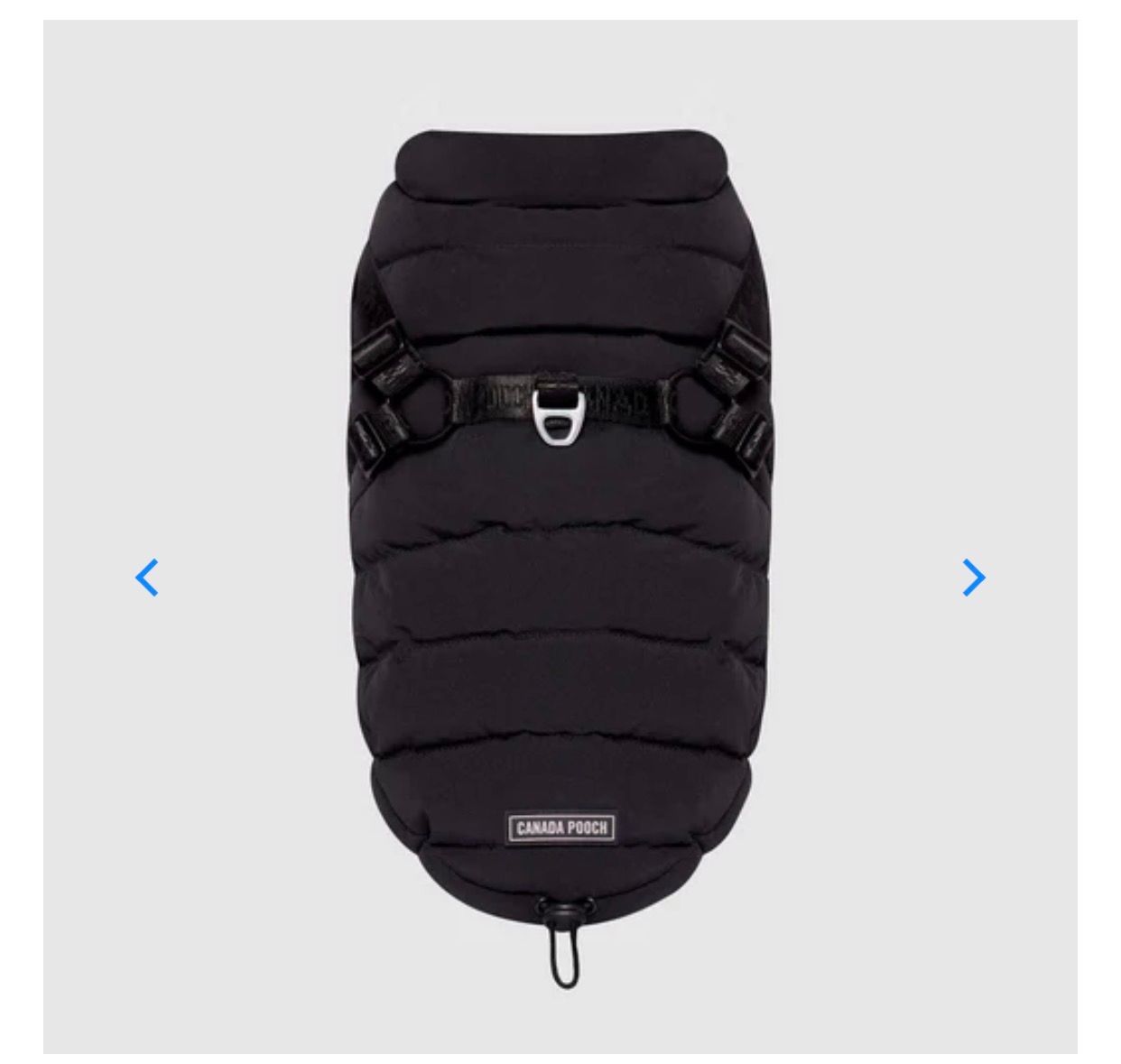 Canada Pooch Harness Puffer (Black 12)