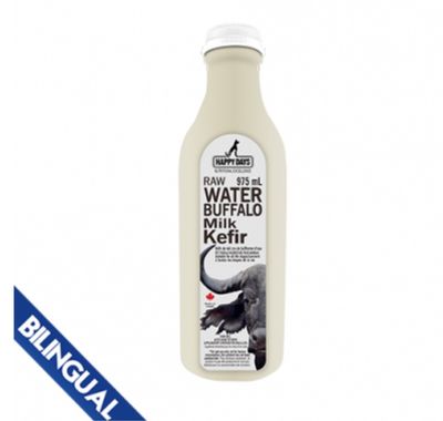 Happy Days Raw Water Buffalo Milk Kefir 975ml