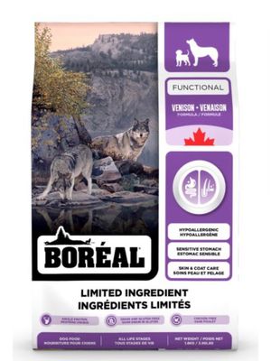 Boréal Dog Functional Limited Ingredient All Breeds Venison 4lb(1.8kg)