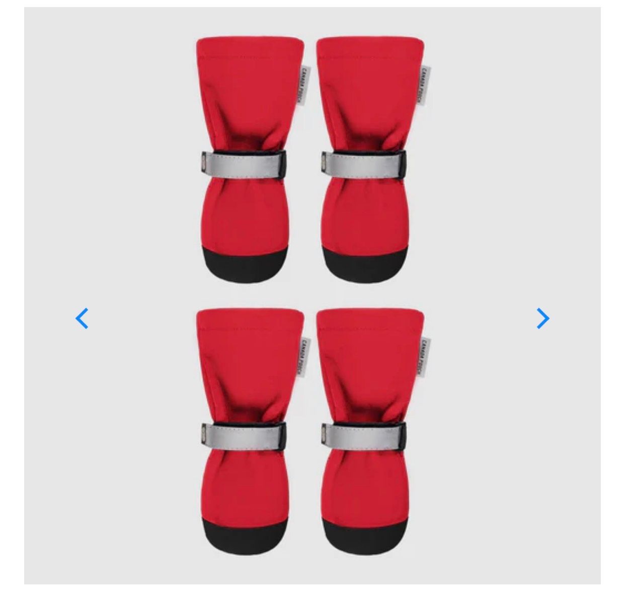 Canada Pooch Soft Shield Boots Red Size 6