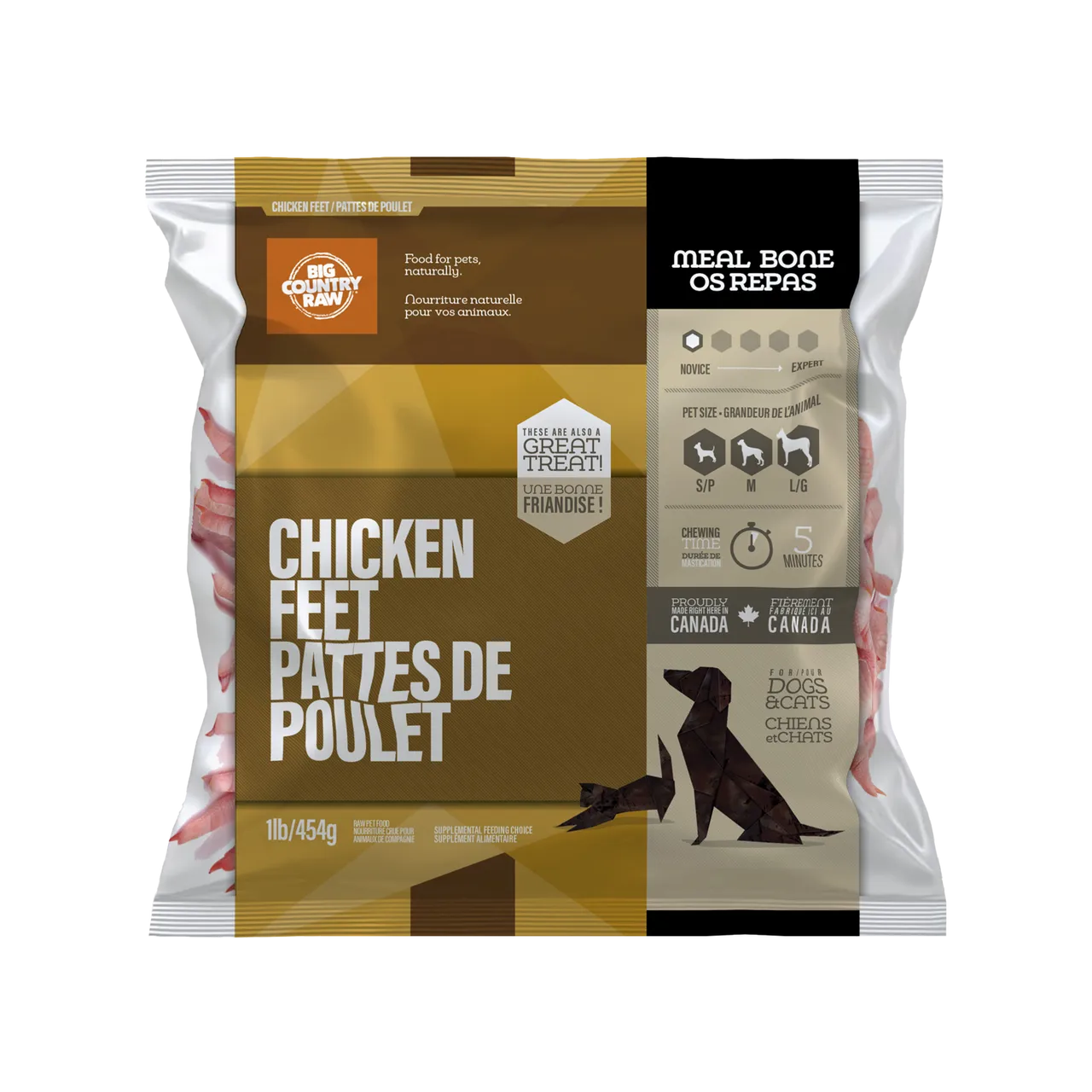 BCR Chicken Feet 1 Lb