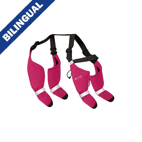 Canada Pooch Suspender Boots Pink 5 (Long)