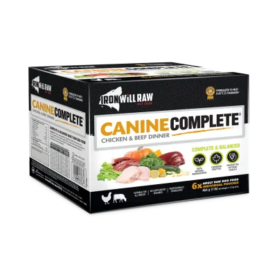 Iron Will Dog Complete Chicken &amp; Beef Dinner 6×1LBs