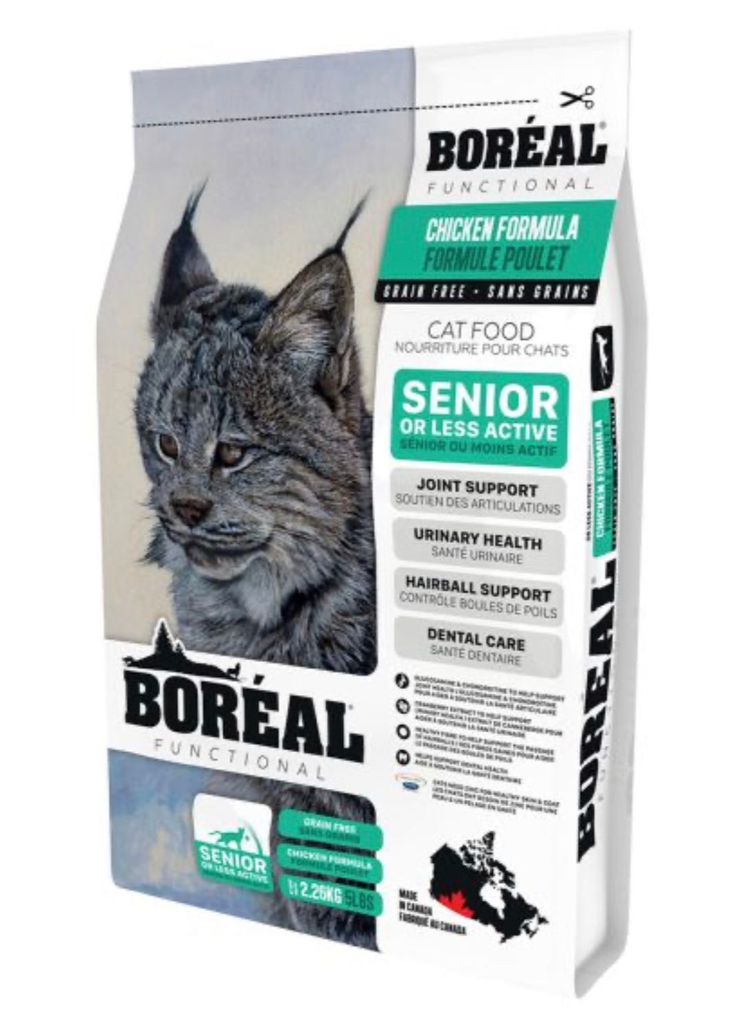 Boreal Cat Senior Chicken 2.26KG
