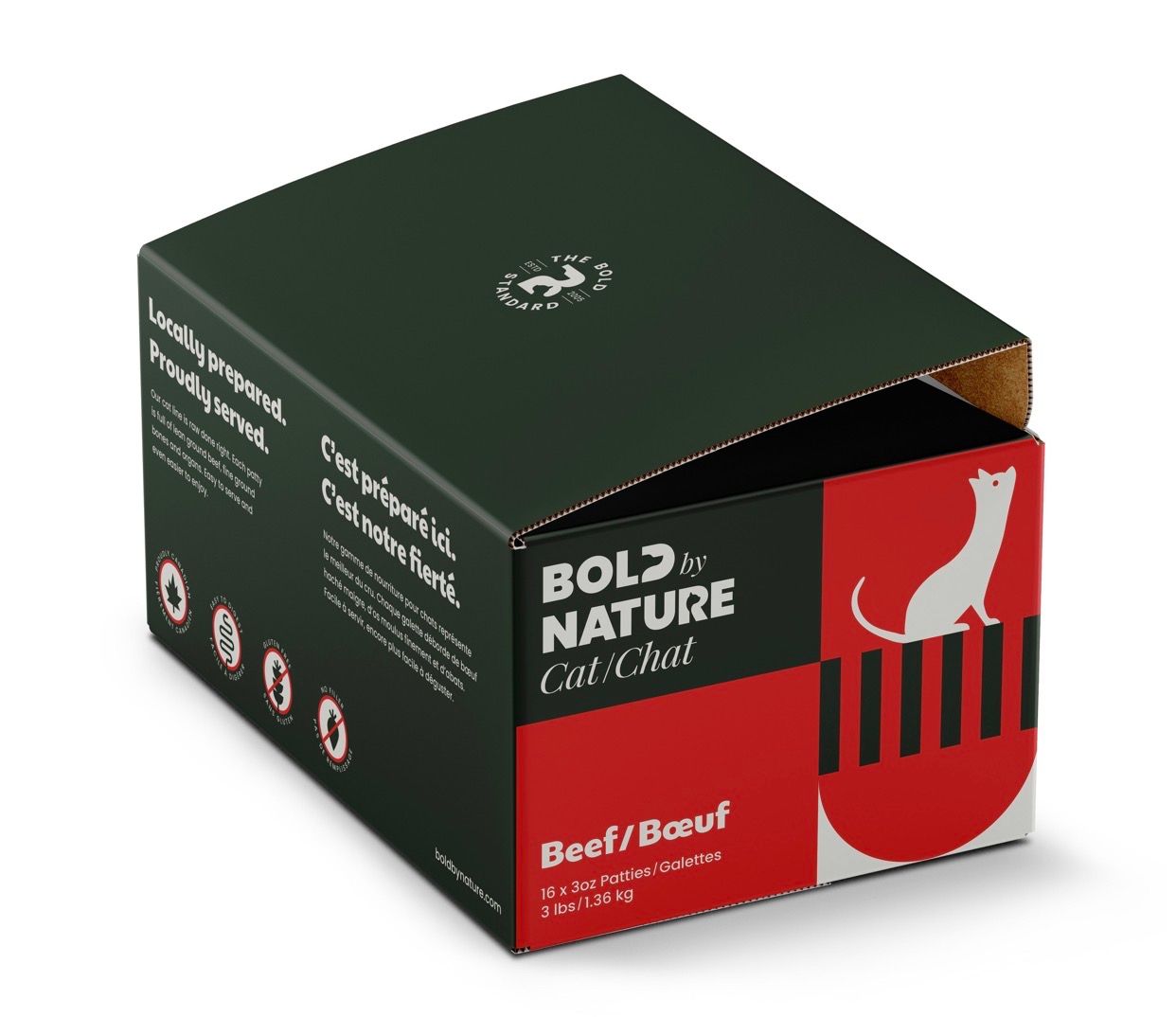 Bold By Nature Cat Select Beef 1.36kg(3lb)