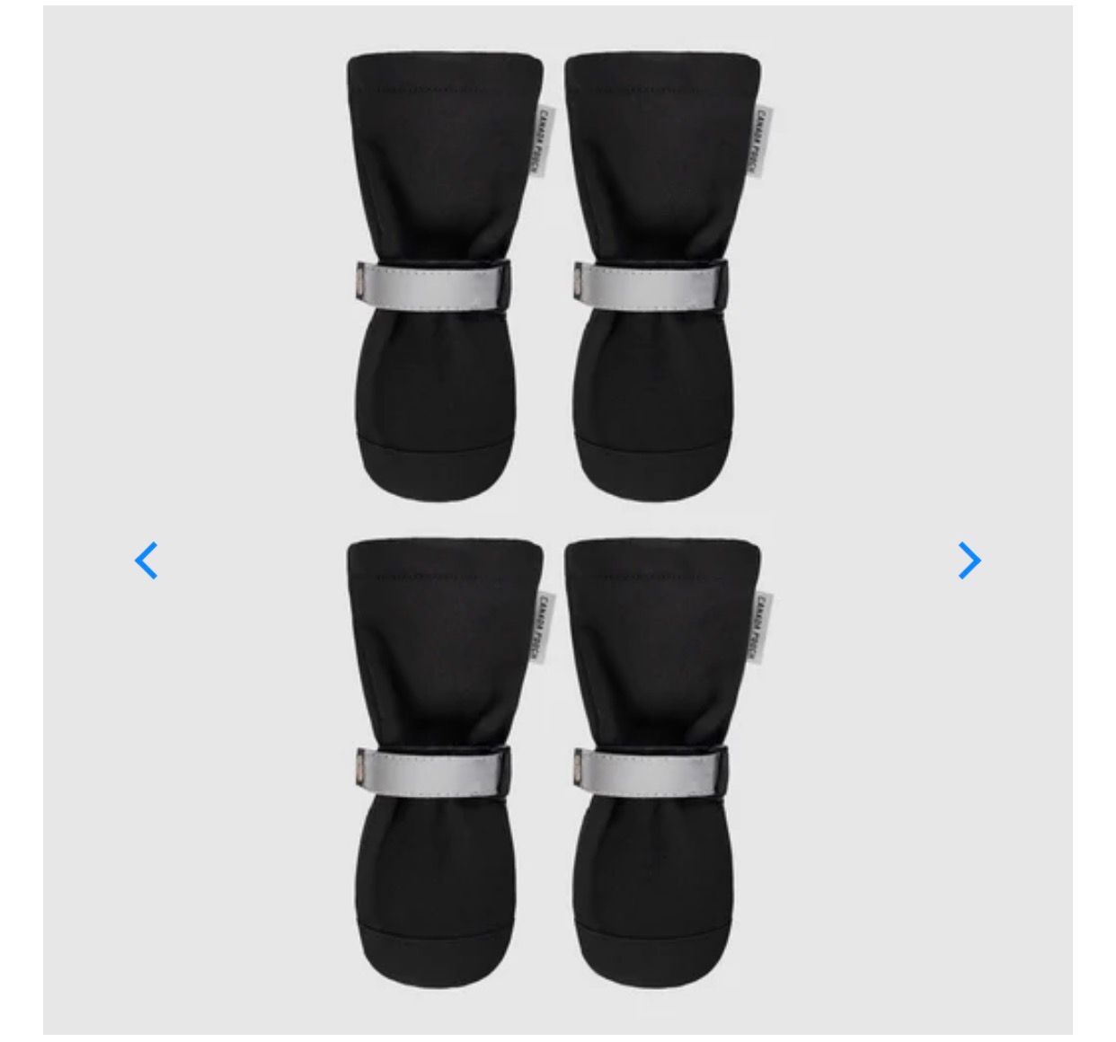 Canada Pooch Soft Shield Boots Black Size 4