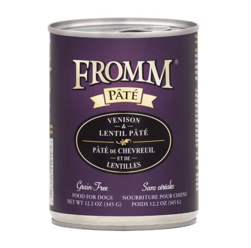Fromm Dog 4Star Venison &amp; Lentil Pate Wet Food 12.2oz