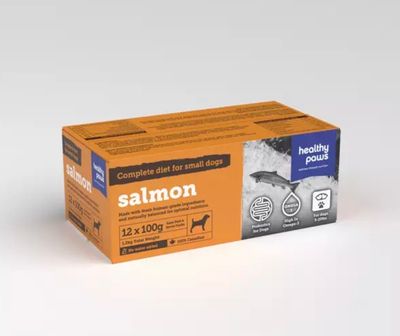 Healthy Paw Complete Small Dog Dinner Salmon 100gx12