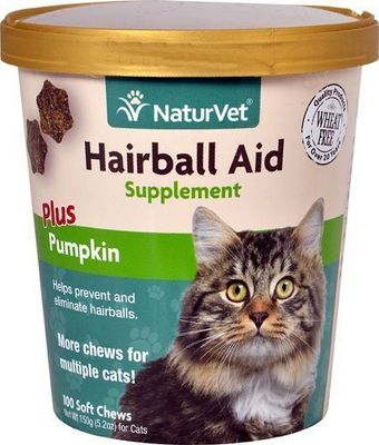 NatureVet Hairball AID 100 Soft Chews(100g)