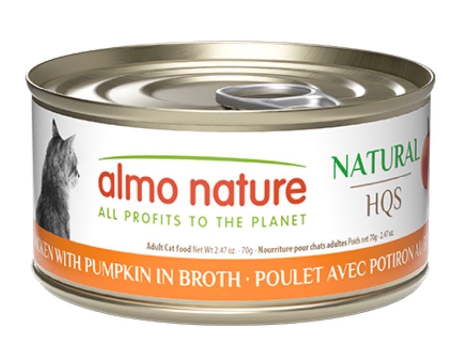 Almo Nature Cat HQS Chicken With Pumpkin In Broth 70g(2.47oz)