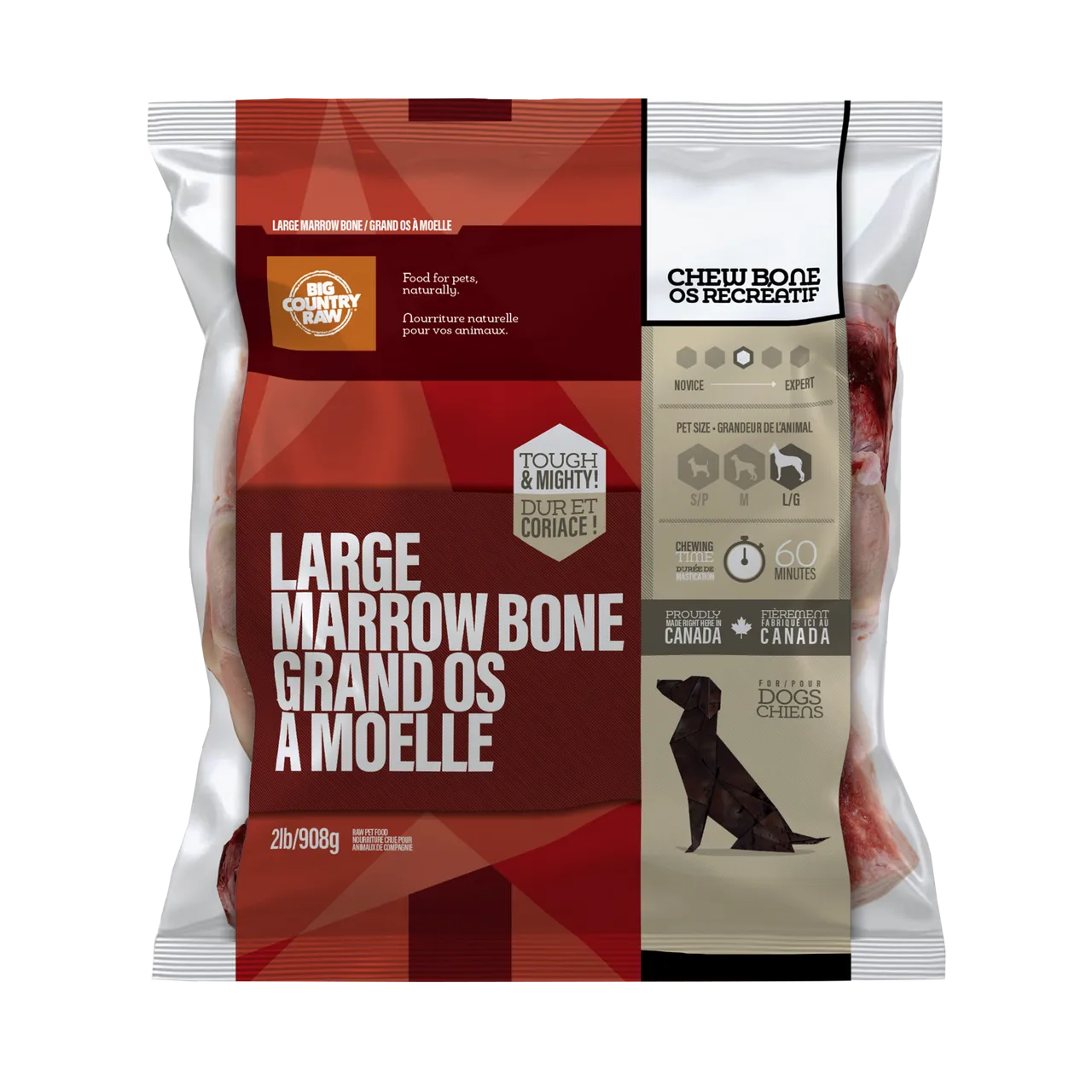 BCR Beef Marrow Bone Large -2lb