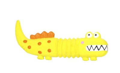 Bud'z Dog Toy -latex Lizard Yellow 15cm