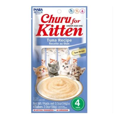 Inaba Cat Kitten Churu Tuna 2.0oz