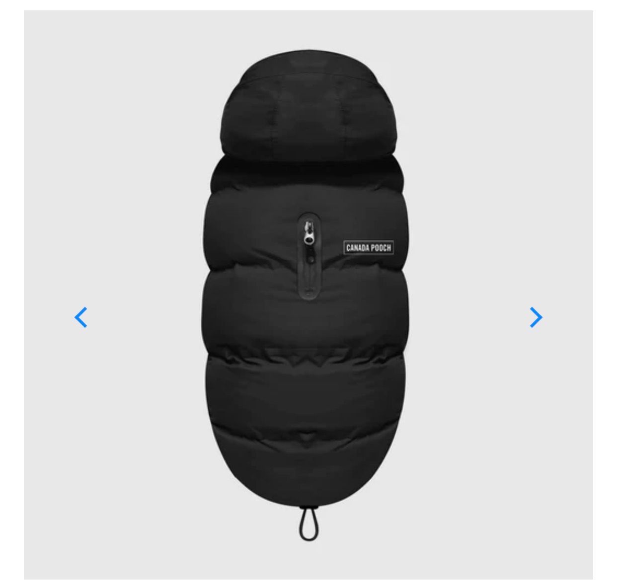 Canada Pooch Waterproof Puffer Black Size 14