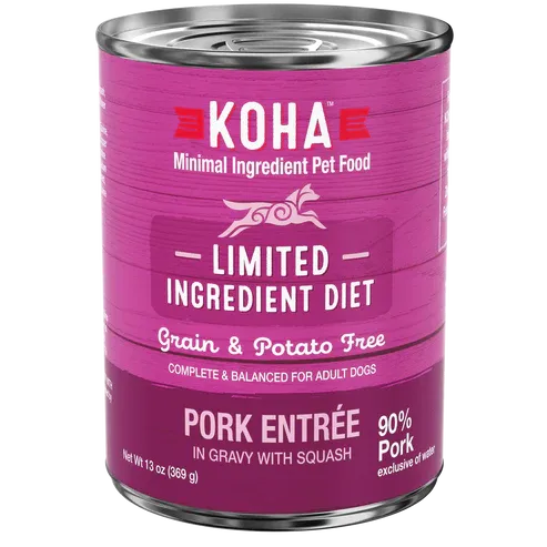 Koha Dog LID Pork 13oz