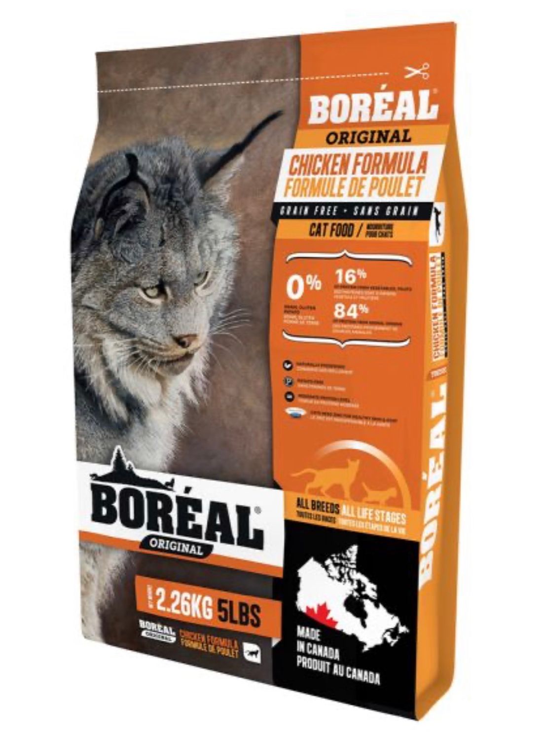 Boreal Cat Grain Free Original Chicken 2.26kg(5lb)