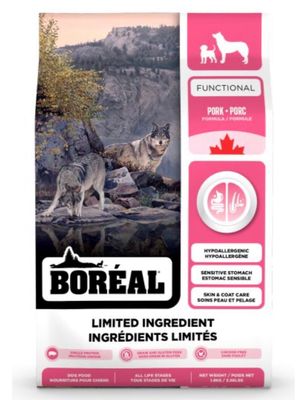 Boréal Dog Functional Limited Ingredient All Breeds Pork Dog 4lb(1.8kg)