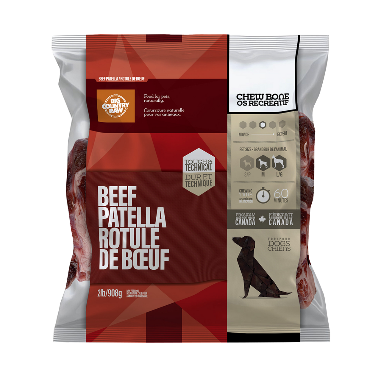 BCR Beef Patella Bone 2 Lb