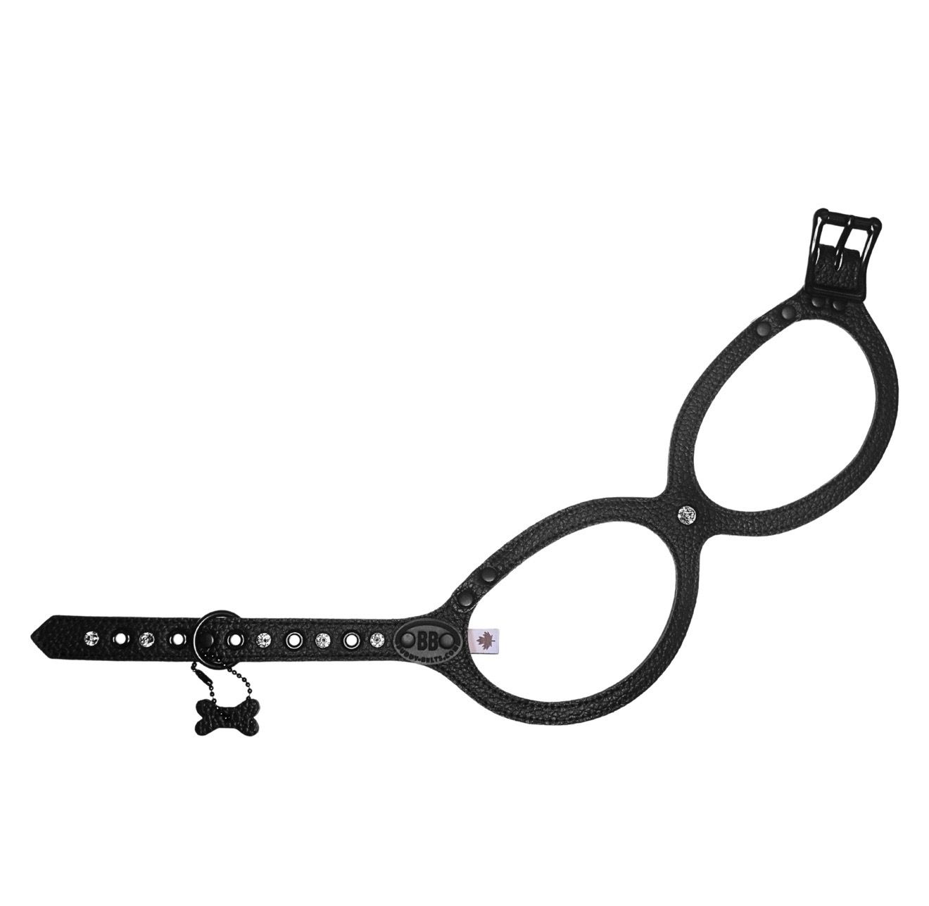 BB Harness Limited W/Crystals Black Knight Size3