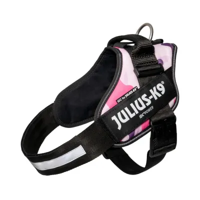 Julius-k9 Harness Pink Army M/0