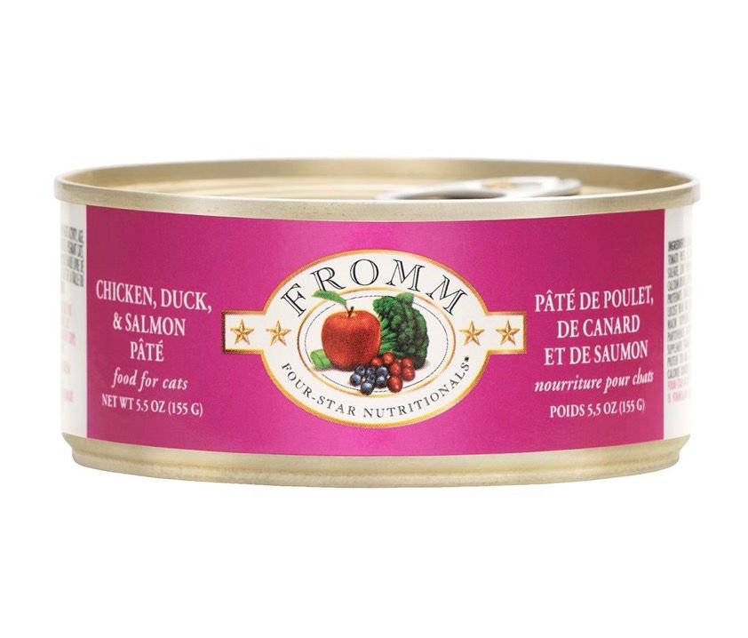 Fromm Cat 4Star Chicken Duck Salmon 5.5OZ