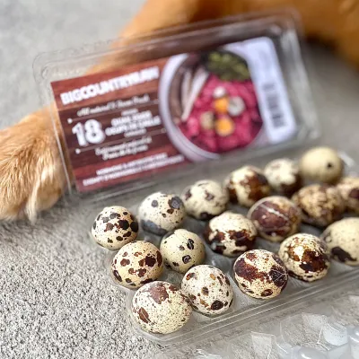 BCR Quail Eggs(frozen) 18 Pk